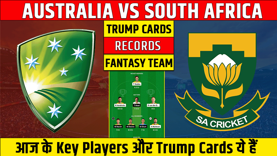 AUS vs SA Dream11 Prediction, Fantasy Cricket Tips, Playing 11, & Pitch Report For 3rd T20I