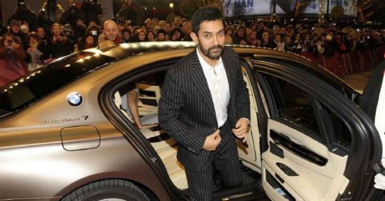 Aamir Khan With His Car