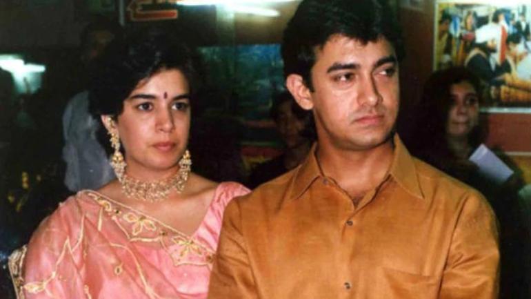 Aamir Khan With Reena Dutta