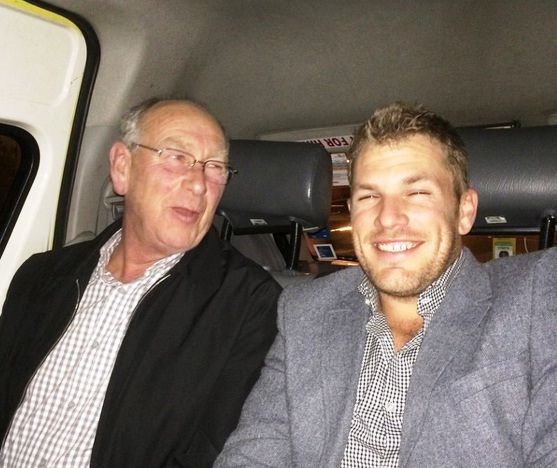 Aaron Finch With His Father