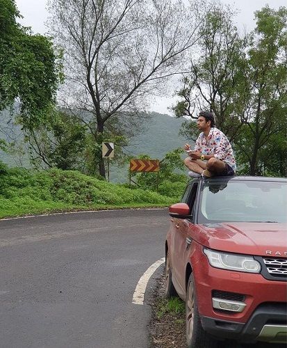 Aashay Mishra And With His Car