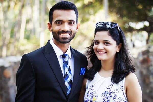 Ajinkya Rahane With Radhika Dhopavkar