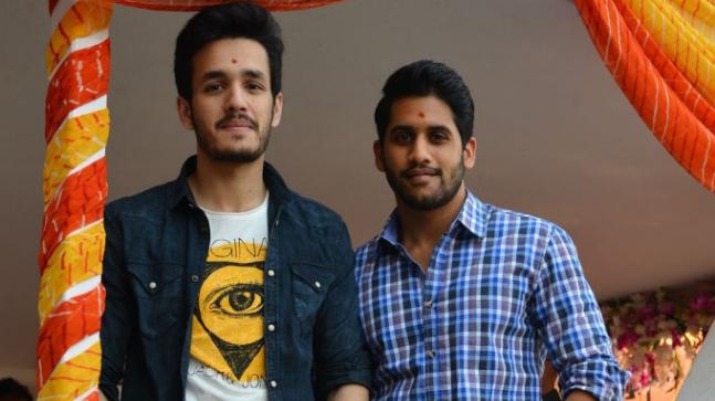 Akhil Akkineni With His Brother