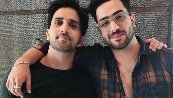 Aly Goni With His Brother