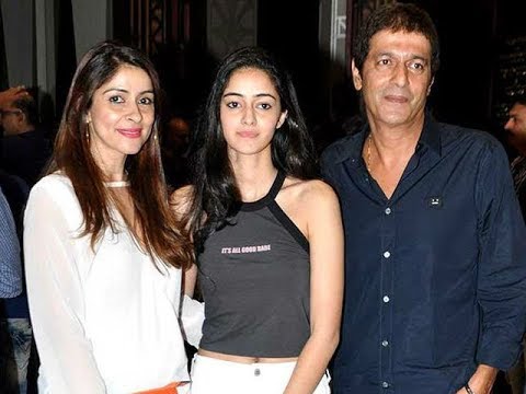 Ananya Panday With Her Father And Mother