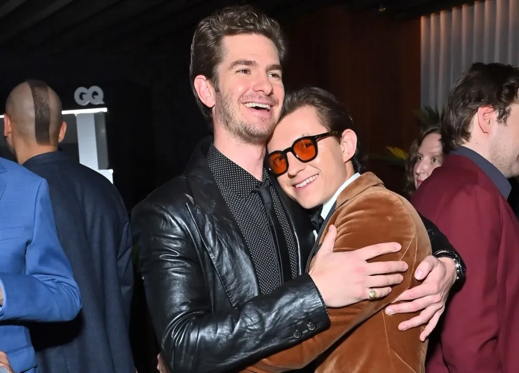 Andrew Garfield With His Brother