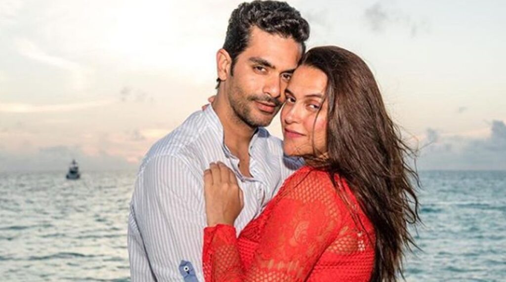 Angad Bedi With Neha Dhupia