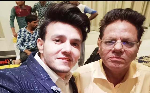 Aniruddh Dave With His Father