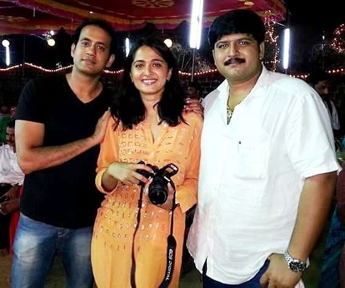 Anushka Shetty With Her Brother