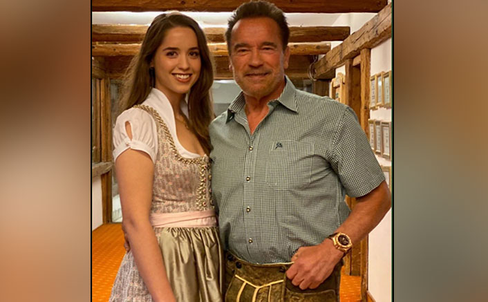 Arnold Schwarzenegger With His Daughter