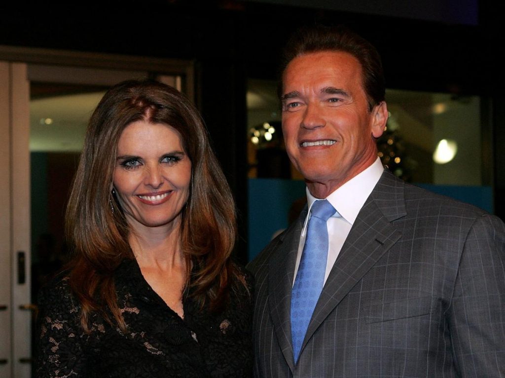 Arnold Schwarzenegger With Maria Shriver