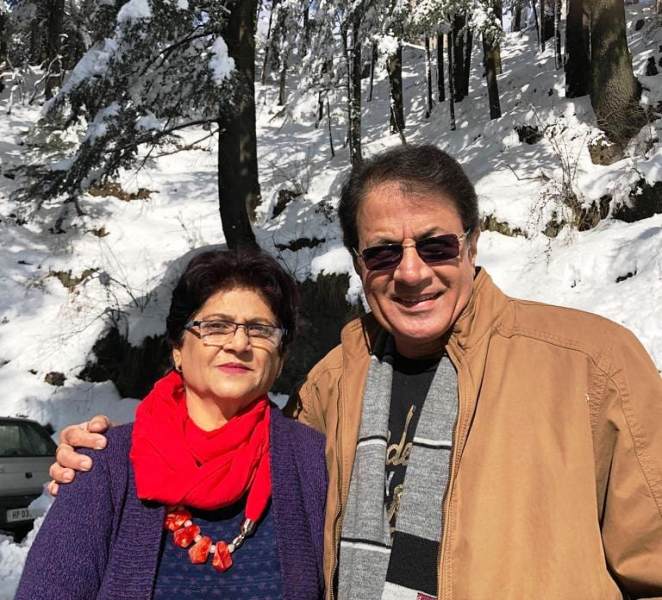 Arun Govil With His Wife