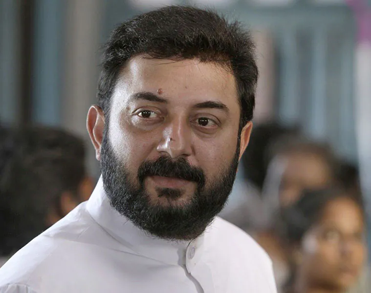 Arvind Swamy as M. J. Ramachandran or "M. J. R."