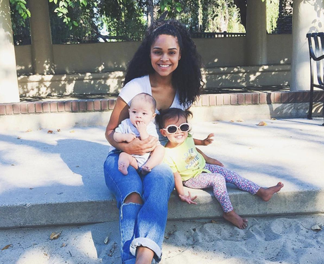 Ash Santos With Her Children