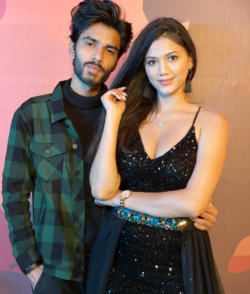 Ayush Yadav With Saloni Mittal