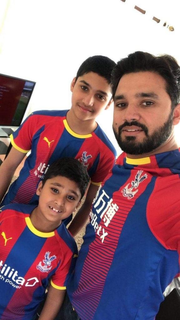 Azhar Ali With His Son