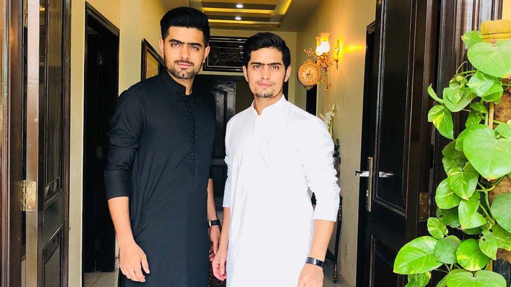 Babar Azam With His Brother