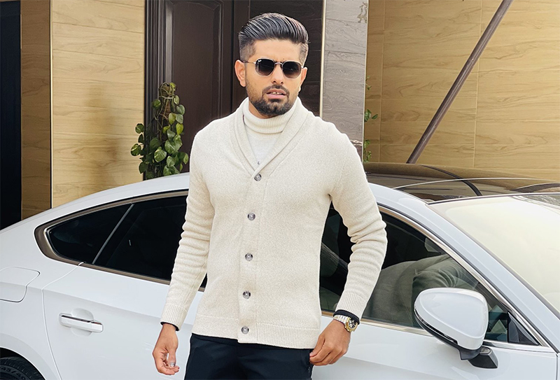 Babar Azam With His Car