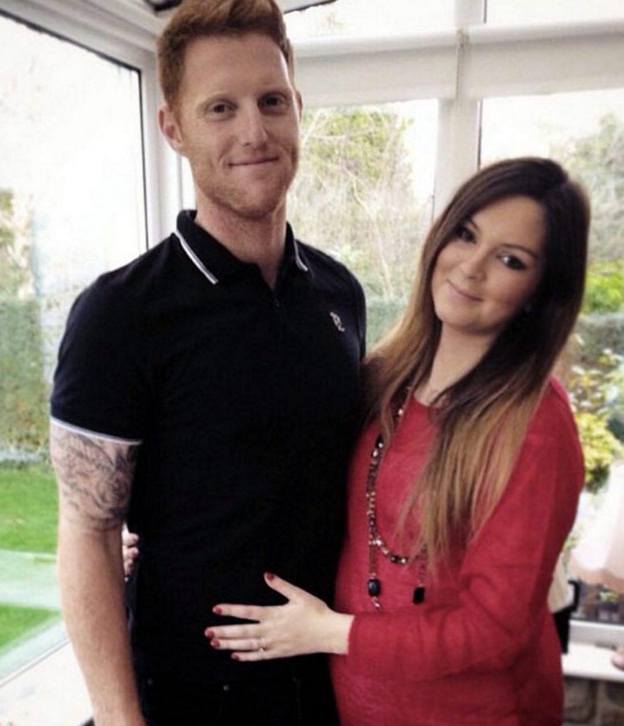 Ben Stokes With Clare Ratcliffe