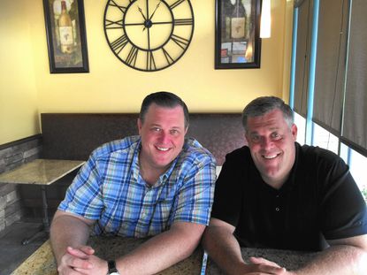 Billy Gardell With His Brother