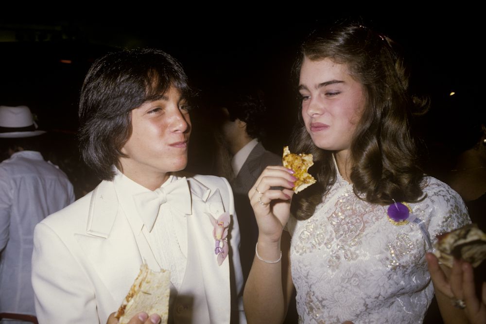 Brooke Shields With Scott Baio