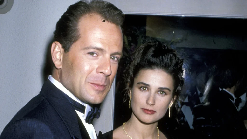 Bruce Willis With Demi Moore