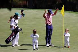 Cameron Young With His Children