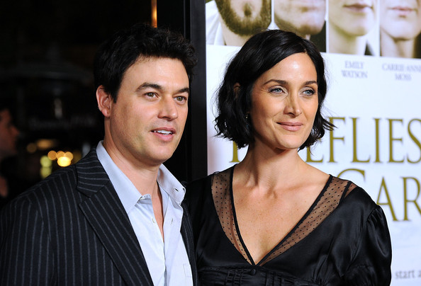 Carrie-Anne Moss With Steven Roy