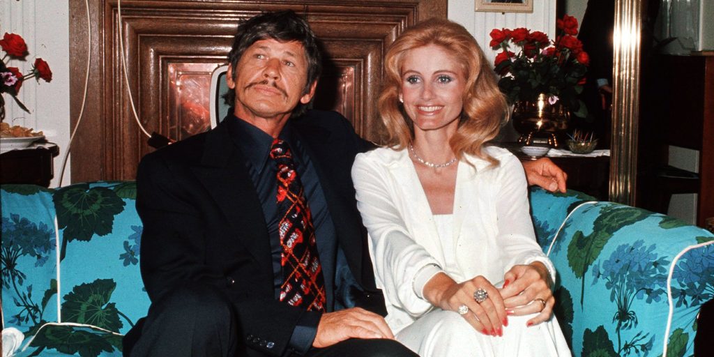 Charles Bronson With Jill Ireland