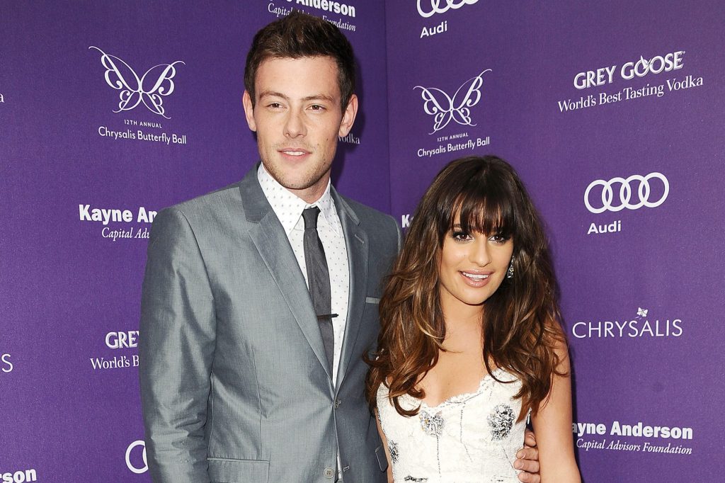 Cory Monteith With Lea Michele