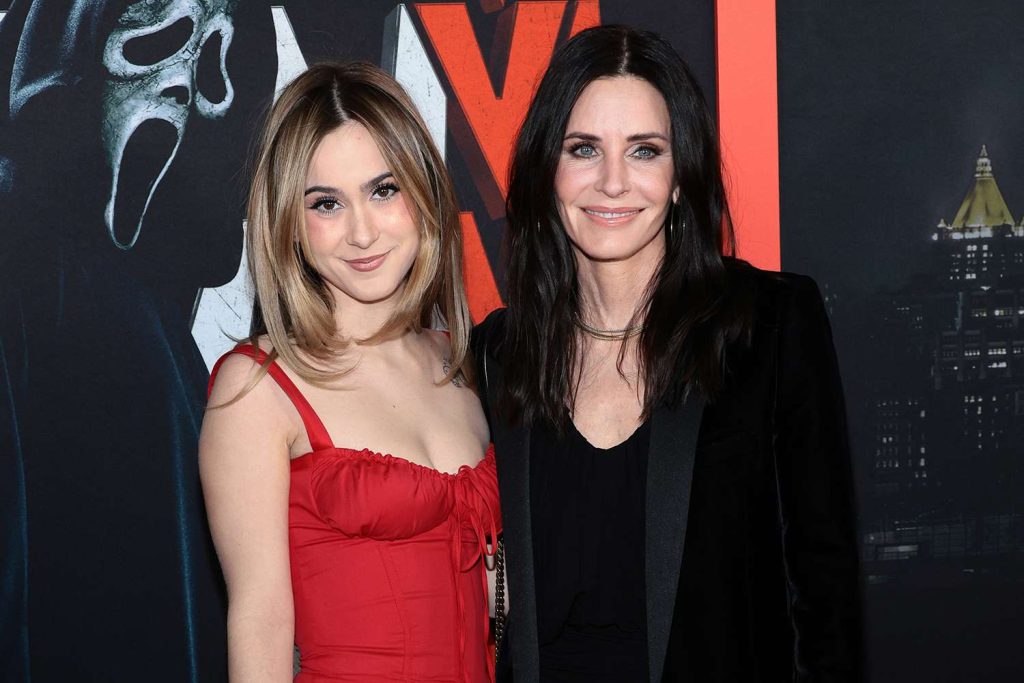 Courteney Cox With Her Daughter