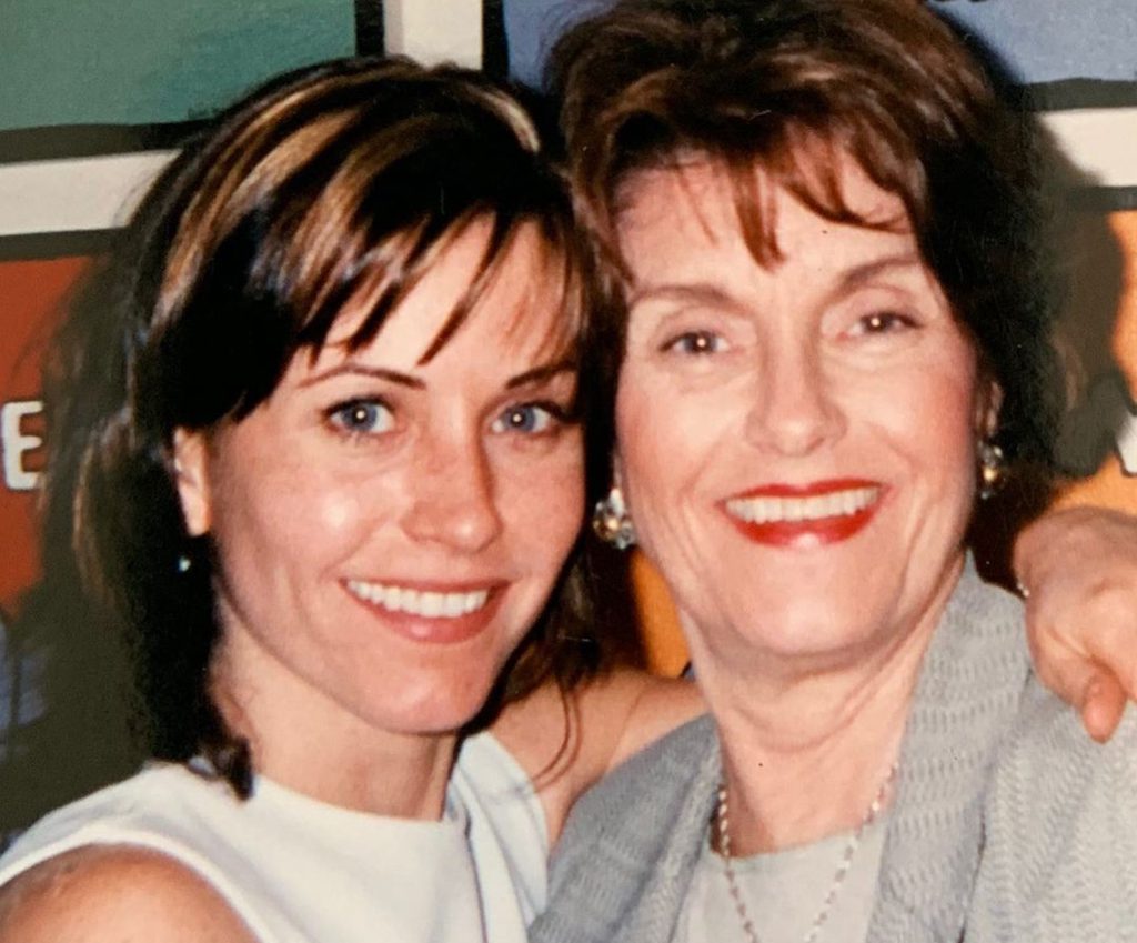 Courteney Cox With Her Mother