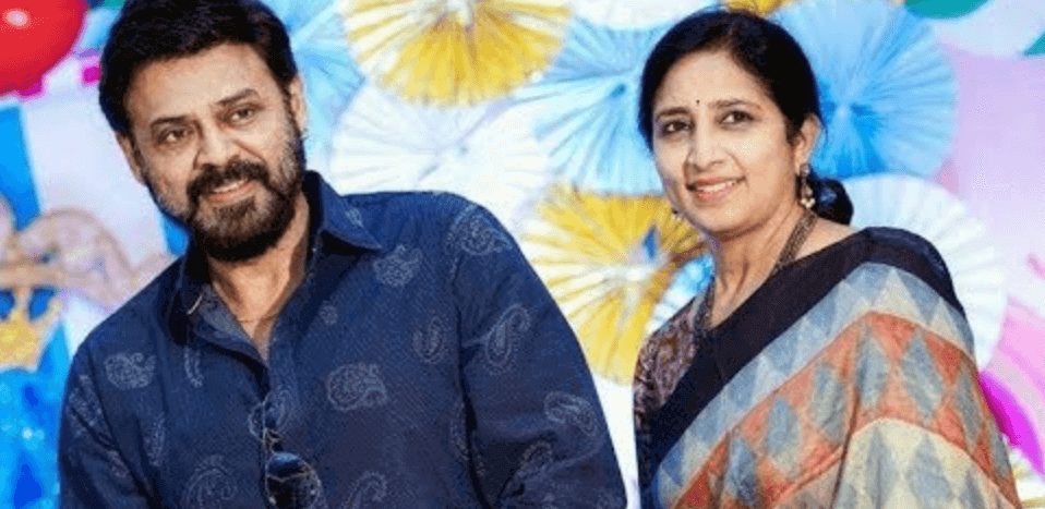 Daggubati Venkatesh With Neeraja Daggubati