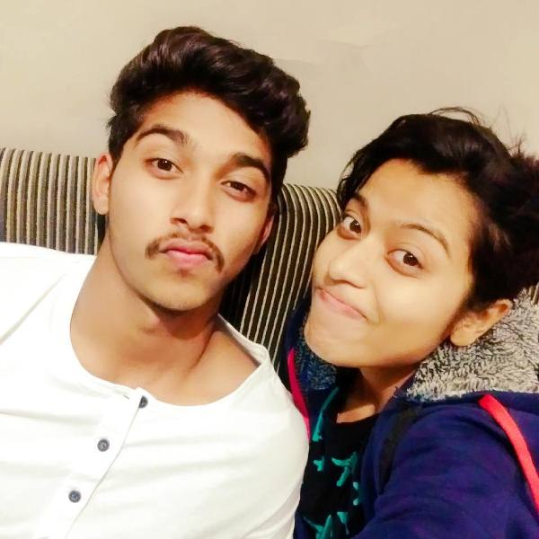 Darshan Nalkande With His Sister