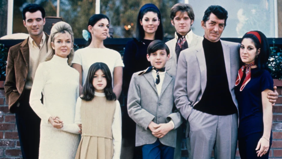 Dean Martin With His Children