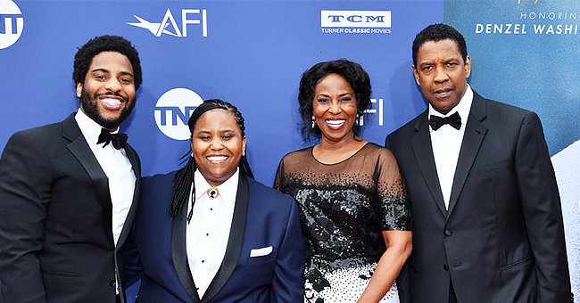 Denzel Washington With His Children