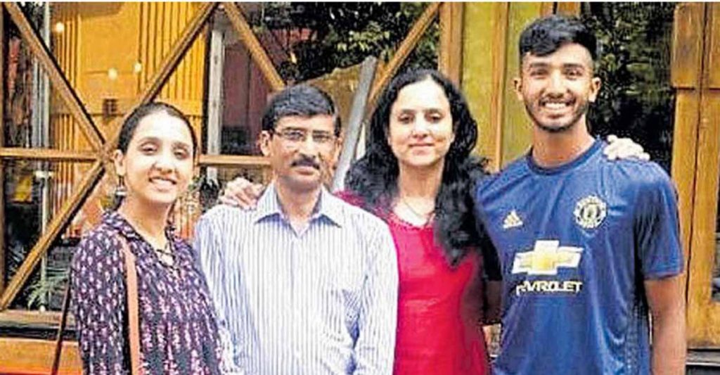 Devdutt Padikkal With His Family