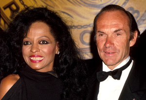 Diana Ross With Arne Naess Jr.