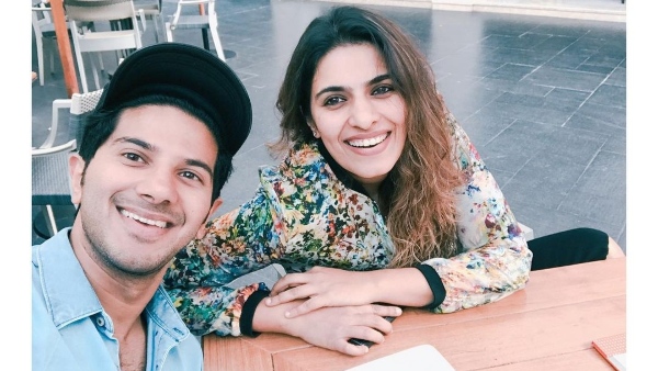 Dulquer Salmaan With His Sister