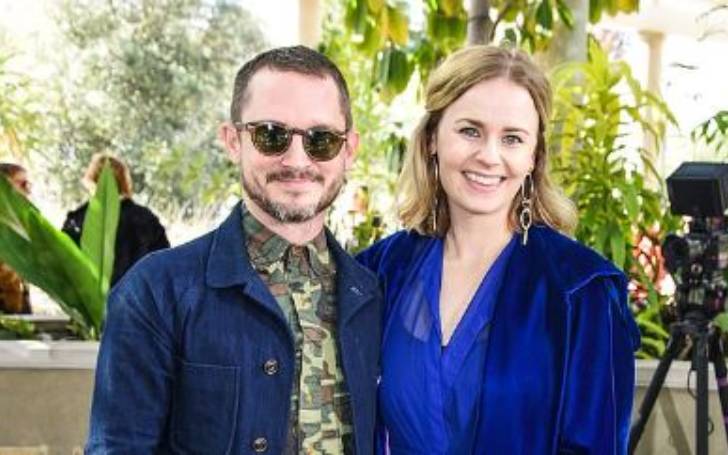 Elijah Wood With Mette-Marie Kongsved