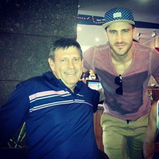 Faf Du Plessis With His Father