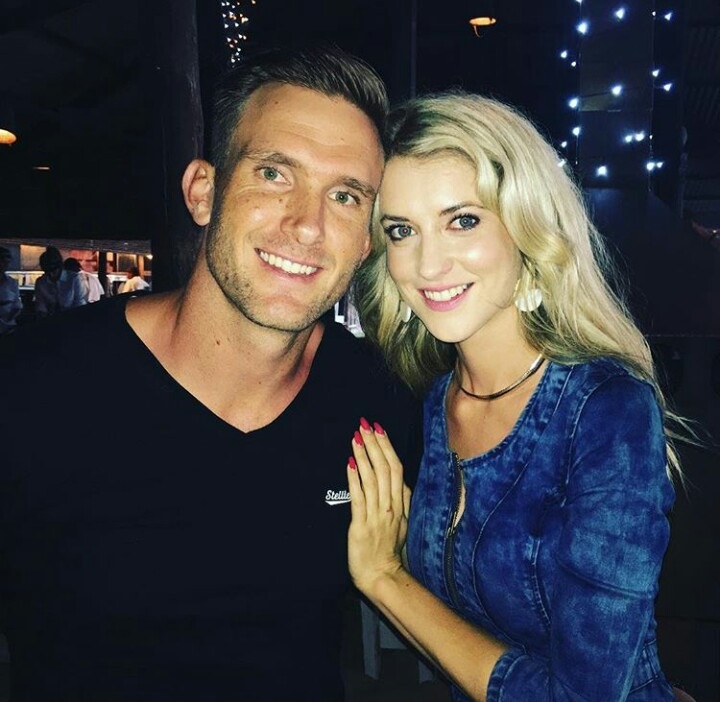 Faf Du Plessis With His Sister