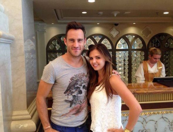 Faf Du Plessis With Imari Visser