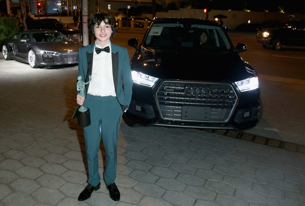 Finn Wolfhard With His Car