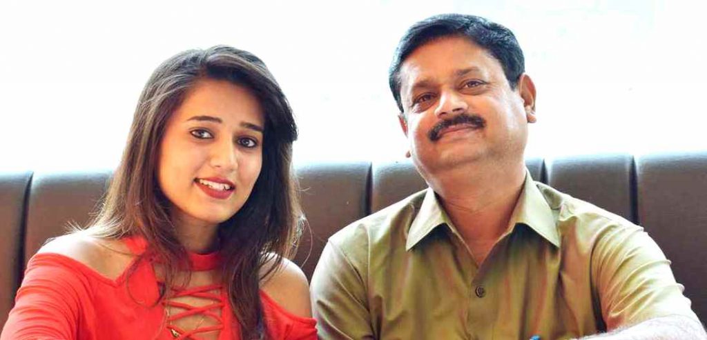 Garima Chaurasia With Her Father