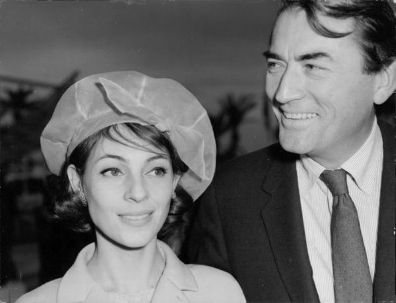 Gregory Peck With Veronique Passani