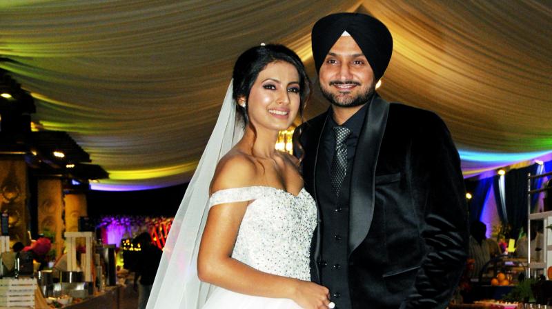 Harbhajan Singh With Geeta Basra