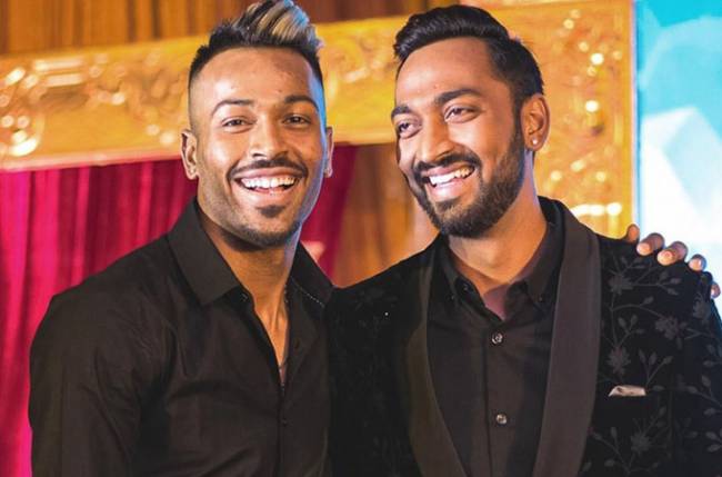 Hardik Pandya With His Brother