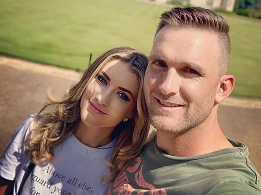 Hardus Viljoen With His Fiancee