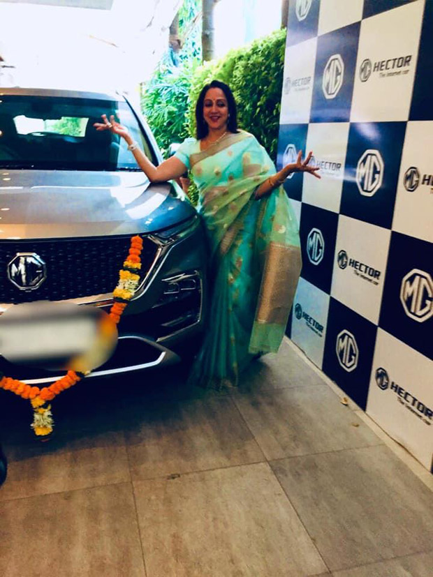 Hema Malini With Her Car